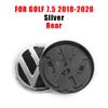 BGH1 GOLF 4 5 6 7 Emblems Emblems For Volkswagen Golf 7.5 MK7.5 Car Styling Front Head Hood Bonnet Emblem Rear Tail Bumper Trunk Badg QT9