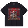 230 Gsm 100% Cotton Heavy Metal T-Shirt  Rock Band Popular Music Print Unisex Heavy Cotton T Shirt