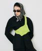 PLEATSMAMA Bow Crossbody Bag Lime