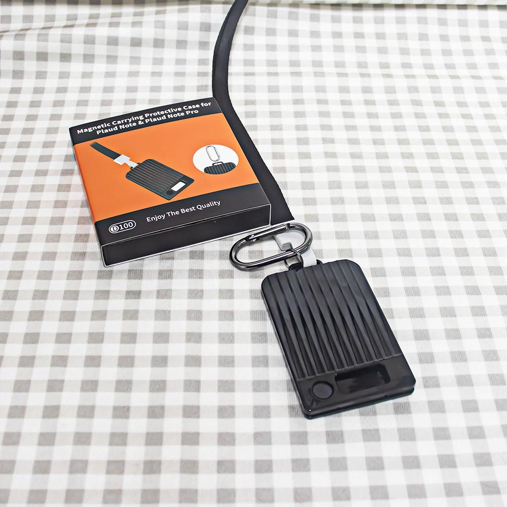 PC Protective Case Magnetic Shockproof Voice Recorder Cover with Lanyard Anti-lost Hard Shell for PLAUD Note/Plaud Note Pro