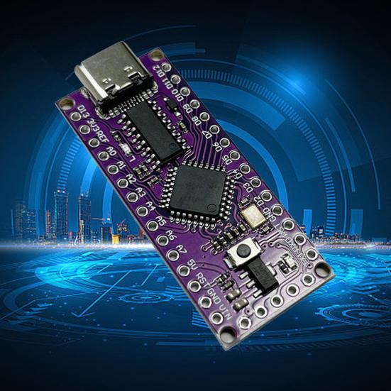 

Yousheng USB Development Board Широко використовувана універсальна розробна плата мікроконтролерів PCB DIY Electronics Accessories фіолетовий