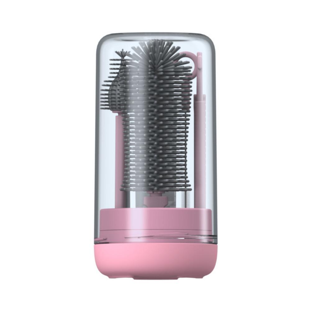 6 in 1 Nipple Straw Cleaner Kit Compact Baby Bottle Brush Set Feeding Bottle Brush  Bottle Cleaning