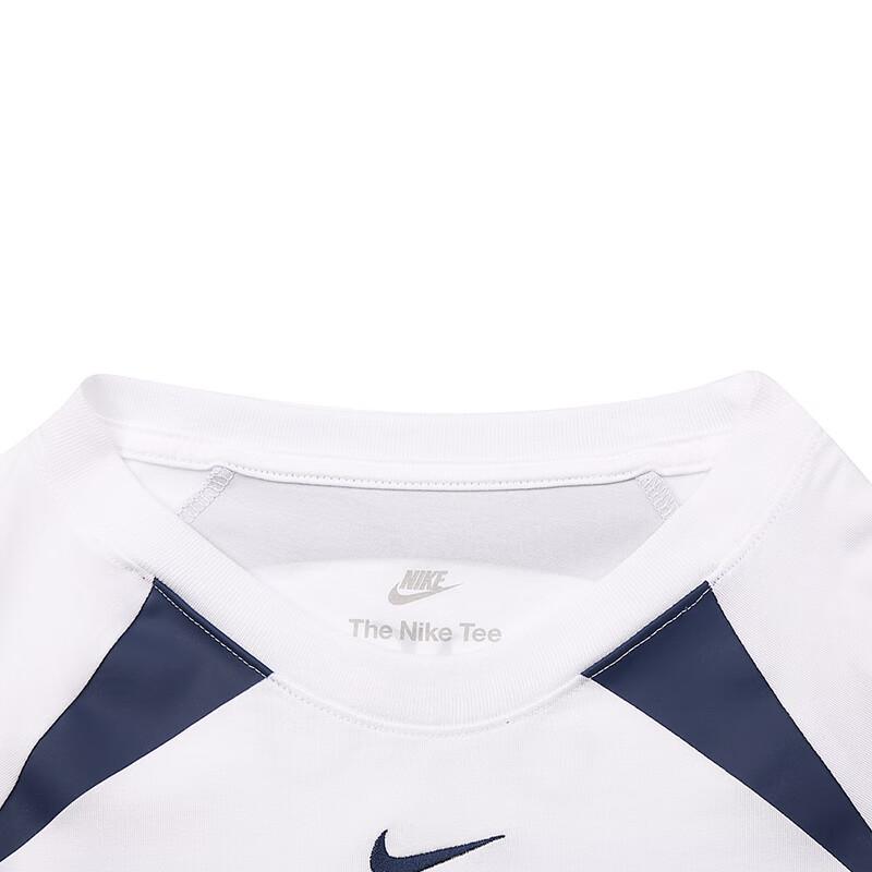 Nike Sportowy Casualowy T-shirt z krótkim rękawem Raglan Damskie Topy II1950100