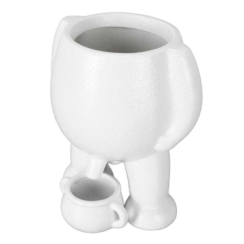 Vaso da Fiori in Ceramica Simulazione Innovativa Uomo Piccolo Urina Decorazione Vaso per Scrivania