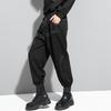 Pantaloni Harem Casual Stampati da Donna Vestibilità Larga Patchwork Lunghi con Vita Elastica Autunno Primavera Pantaloni Stile BF