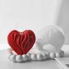 Liefde kaars handgemaakt cadeau hars gips mal DIY kaarsen maken Valentijnsdag hartvormige aromatische kaars maken siliconen ka