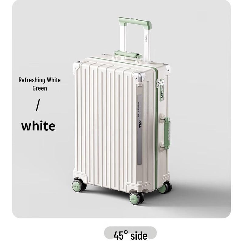 DULA Color-Block Luggage with Cup Holder & USB Port 20 inches