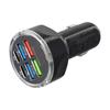 6 Ports USB Car Phone Charger LED Digital Display PD 12V/24V For QC3.0 Fast Charger For Phones Bluetooth-compatible Devices