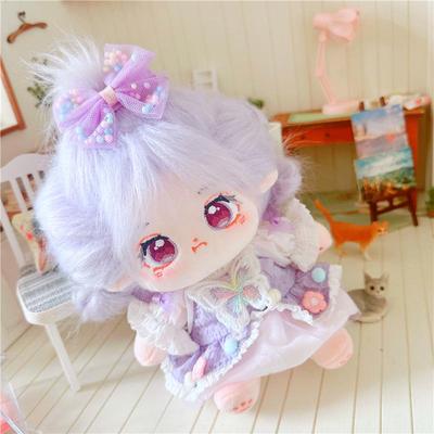 Bambola di cotone Bai Lu 20cm con vestito Iris - Opzioni corpo normale e curvy disponibili