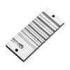 Block with Semicircular Grooves, Hand Tool for Metalworking, Channel, Metal Forming Block,