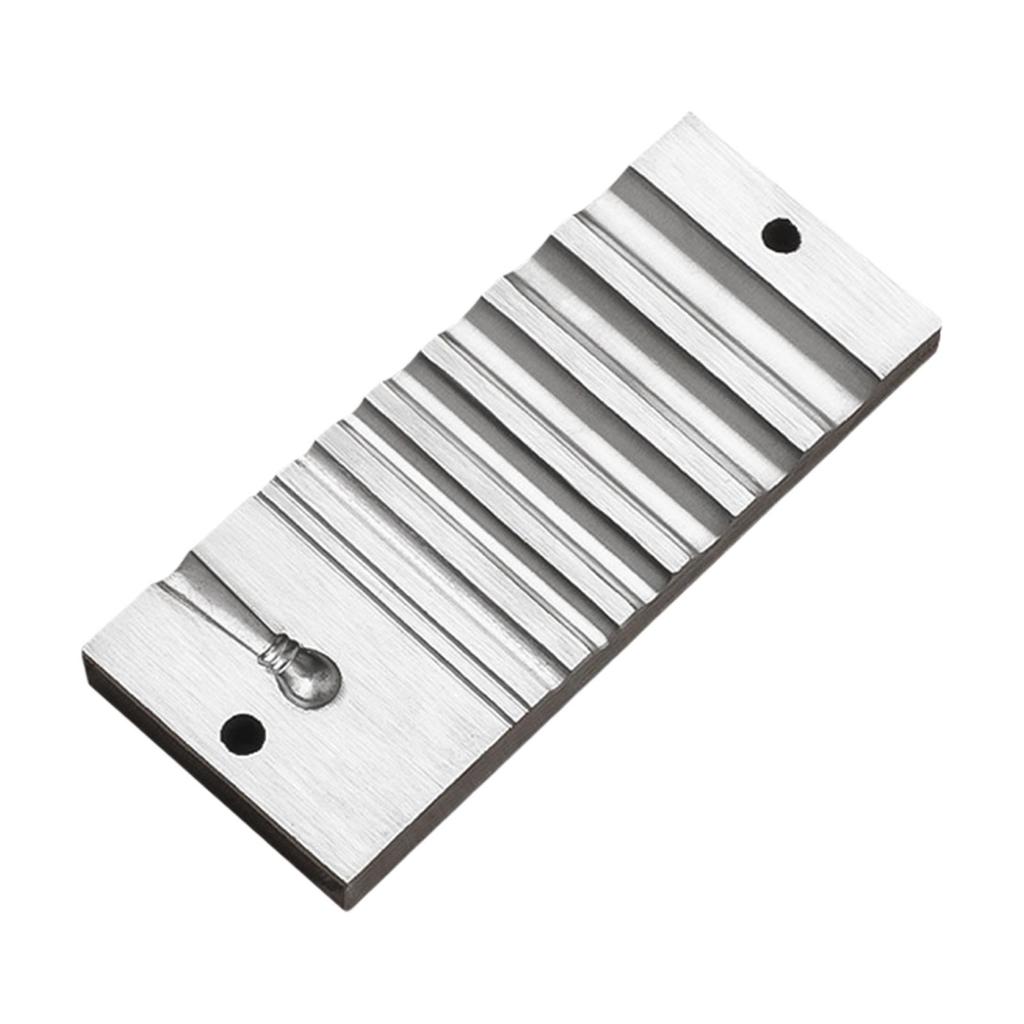 Block with Semicircular Grooves, Hand Tool for Metalworking, Channel, Metal Forming Block,