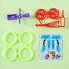 12Pcs DIY Mini Bicycle Assembly Toy Plastic Bicycle Model Educational Simulation