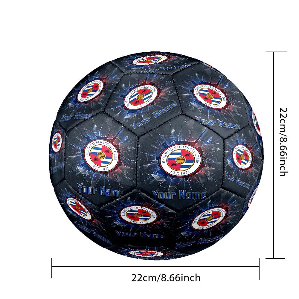 Reading FC Fashion Size 5 Football Wearproof Non‑Slip Soccer Ball For Sports Training Entertainment Use