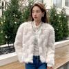 2024 Winter imitation fox fur jacket top women's short loose young plush imitation raccoon fur coat