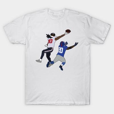 T-Shirt Damen Deandre Hopkins Houston Texans Harajuku Print Kawaii T-Shirt Sommer Kurzarm Damen T-Shirt Top Tee