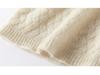Pure Cashmere Women's Thick Knit Neck Warmer - Autumn/Winter False Collar Scarf