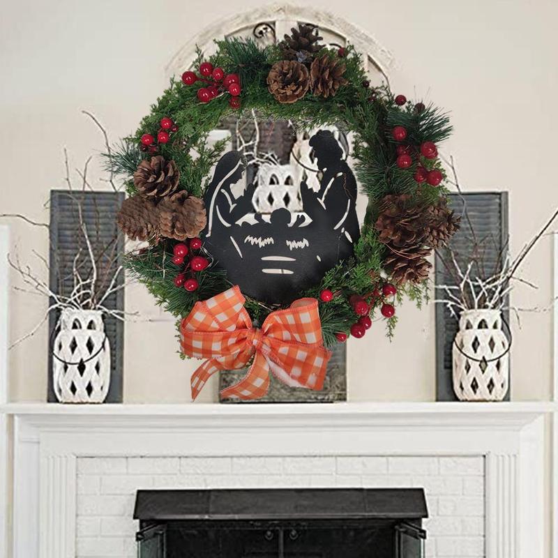 Nightmare Before Christmas Wreath Scene 2022