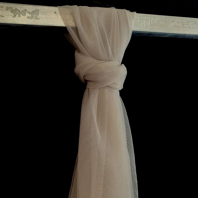 High-Density Swiss Gauze Wedding Decoration: Chair Backs, Curtains, Ceiling & Table Decor
