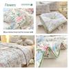 Floral Cooling Machine Washable Summer Quilt