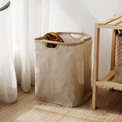 Portable Large Capacity Laundry Basket Linen Foldable Dirty Clothes Basket With Handle Toys Storage Basket Home