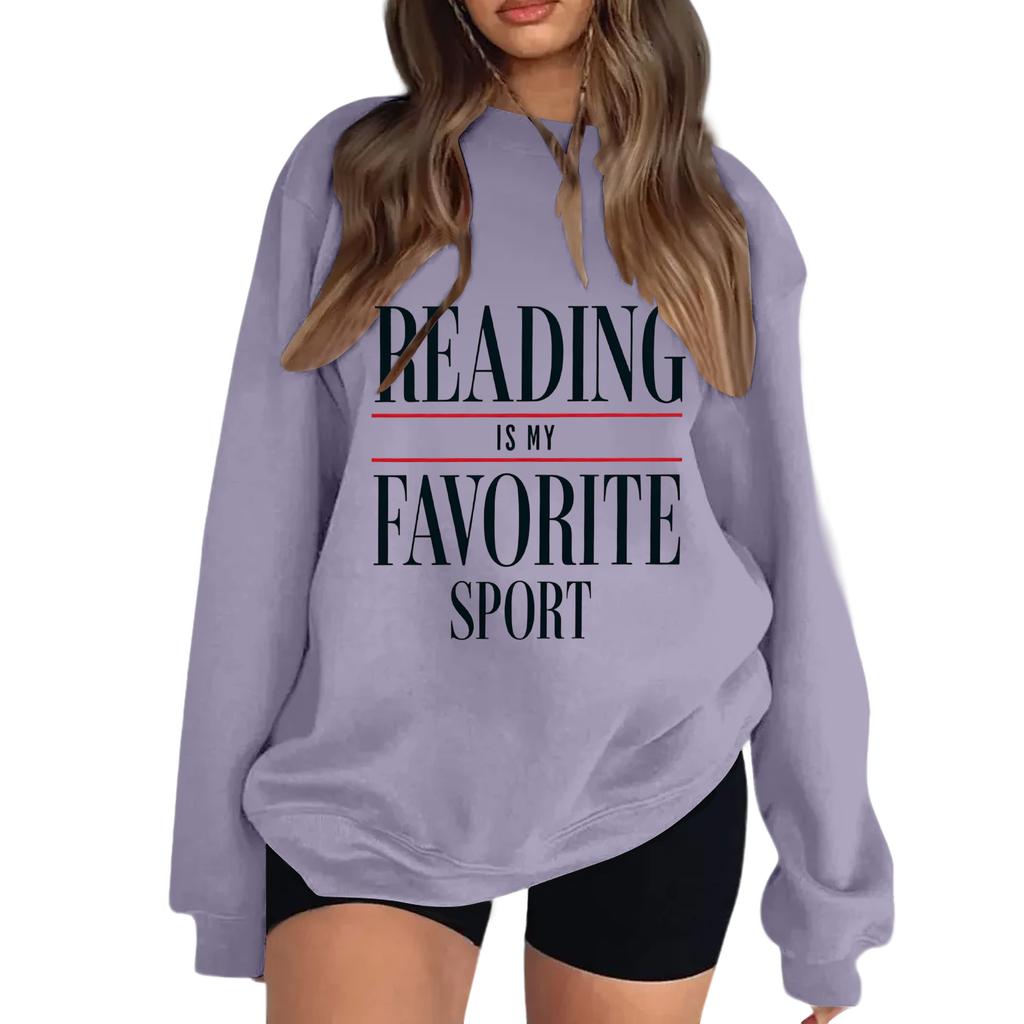 Damen Lesen ist mein Lieblingssport Sweatshirt