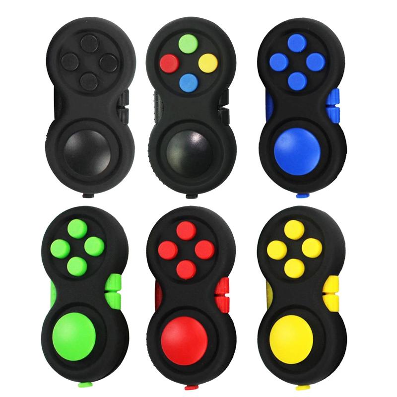 2Pcs Game Controller Pad Fidget Antistress Sensory Toys For Special Needs   Best Stress And Anxiety Relief Gifts