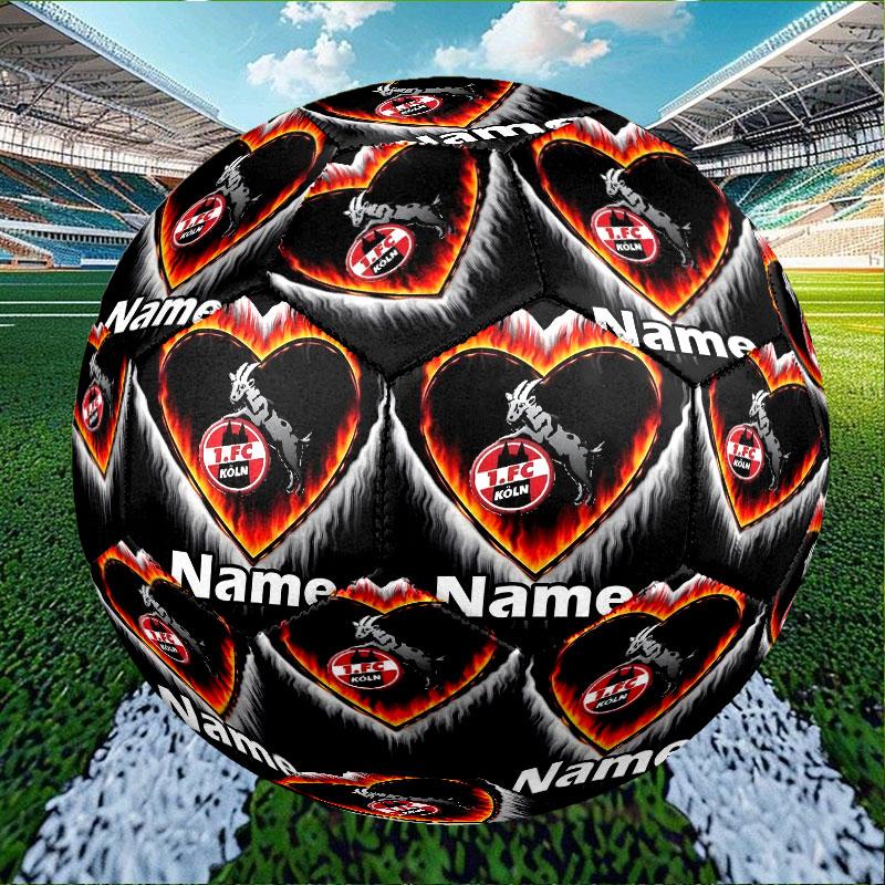 Custom Name Personalized FC Koln Print Size 5 Soccer Ball Training & Match Football, for Team, Kicking, Gift for Football Enthusiasts