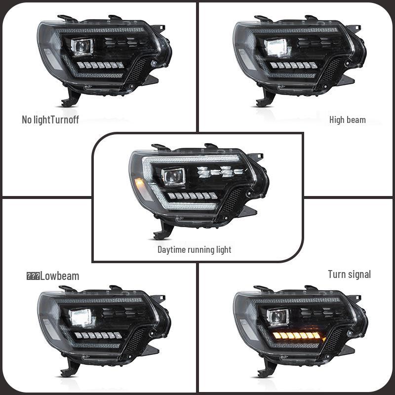 Compatible LED Headlight Assembly for Toyota Tacoma (2012-2015)