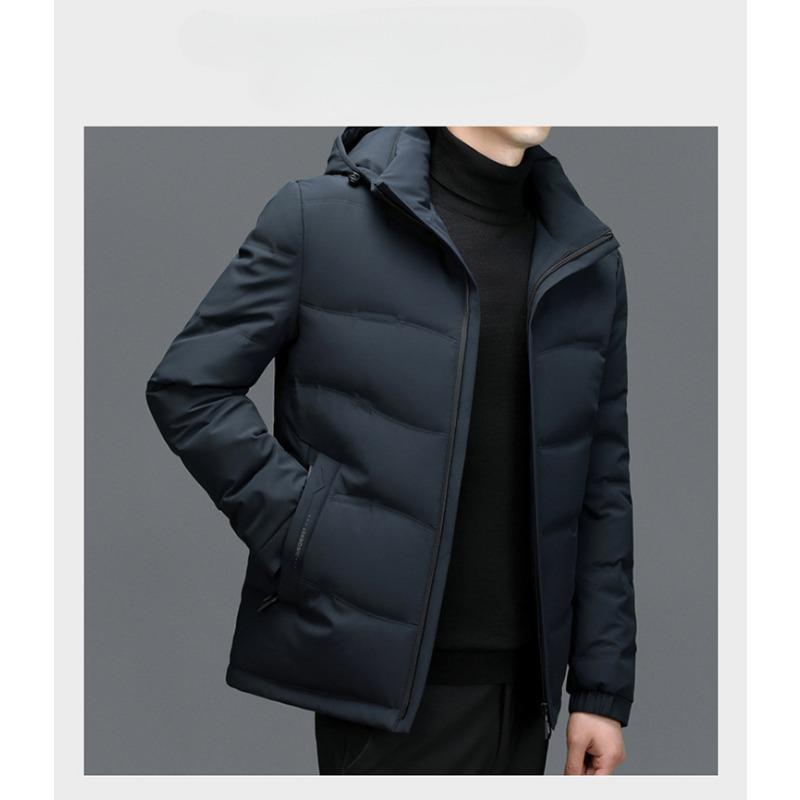 Thickened and Velvet Extreme Cold Warm Down Jacket Men's Short Winter New Men's Duck Down Jacket