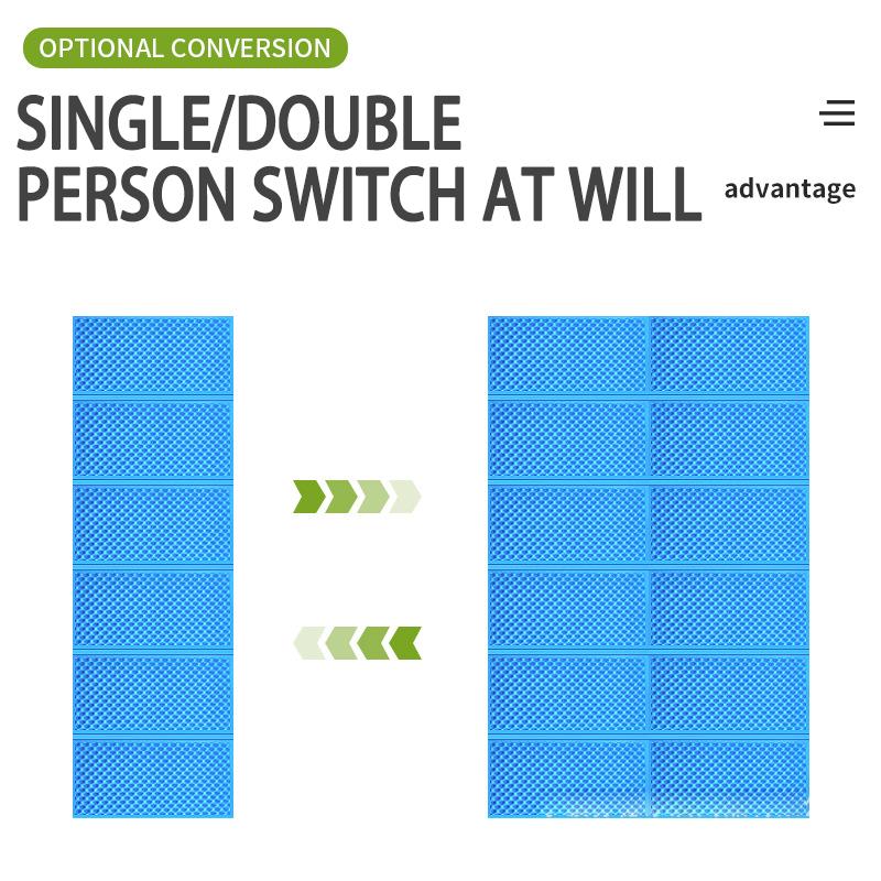 Ultralight Foam Camping Mat Folding Beach Tent Sleeping Pad Waterproof Mattress