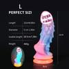 Alien Penis Monster Dragon Spine Anal Plug G-spot Stimulation Liquid Silicone Simulation Penis Male And Female Masturbation Product
