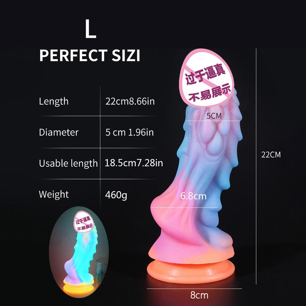 Alien Penis Monster Dragon Spine Anal Plug G-spot Stimulation Liquid Silicone Simulation Penis Male And Female Masturbation Product