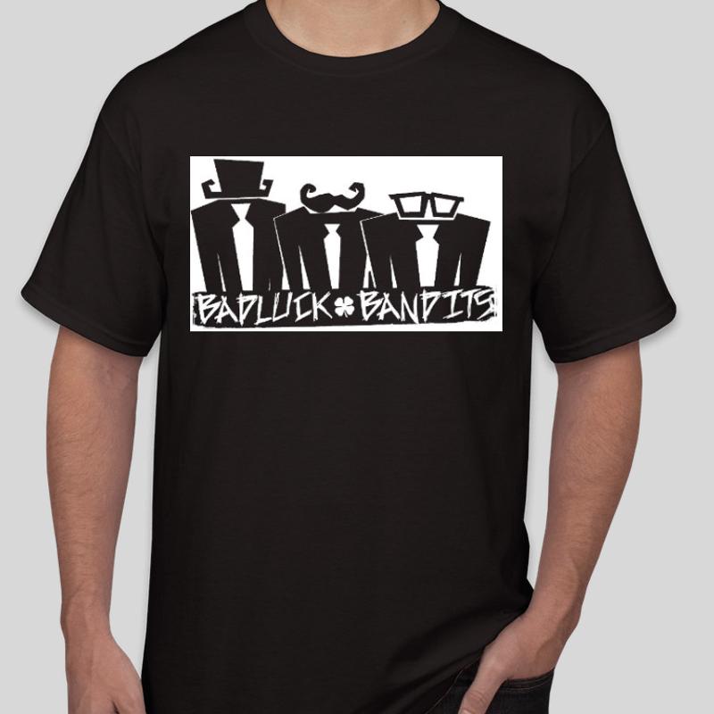 Bad Luck Bandits T shirt Punk Rock CBs Underground Music NYC S