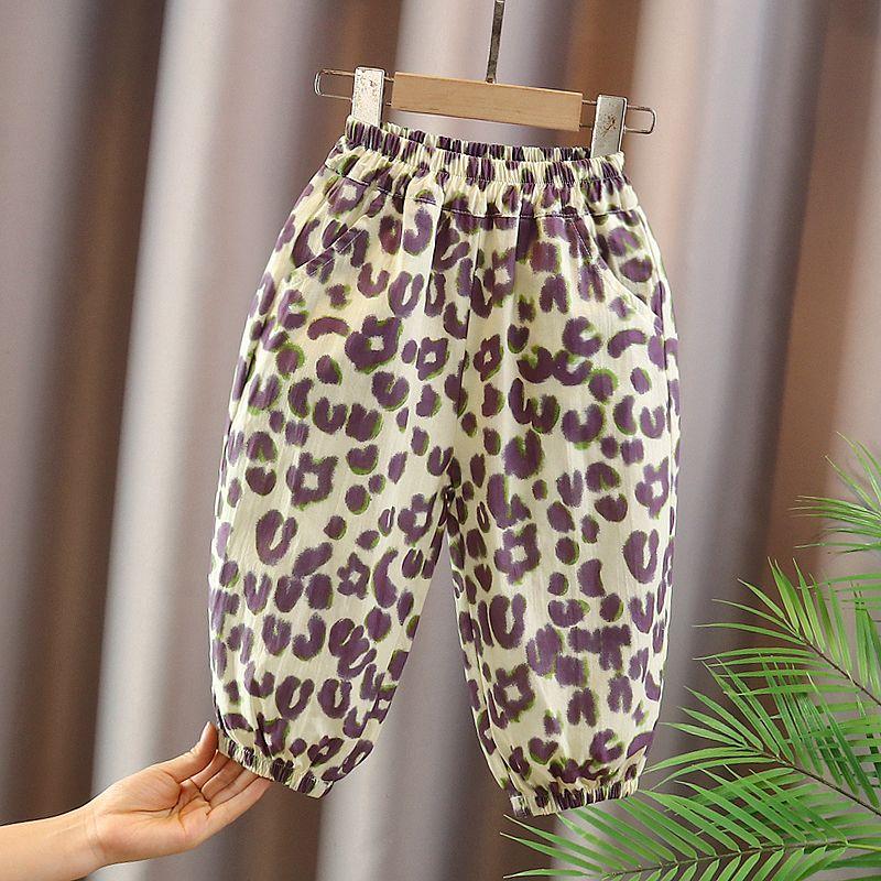 

Брюки, устойчивые к комарам, Летние брюки-фонарики, Брюки для девочек, Хлопковые спортивные брюки, Летние тонкие брюки, Брюки для мальчиков, Спортивные брюки 130 зелёный