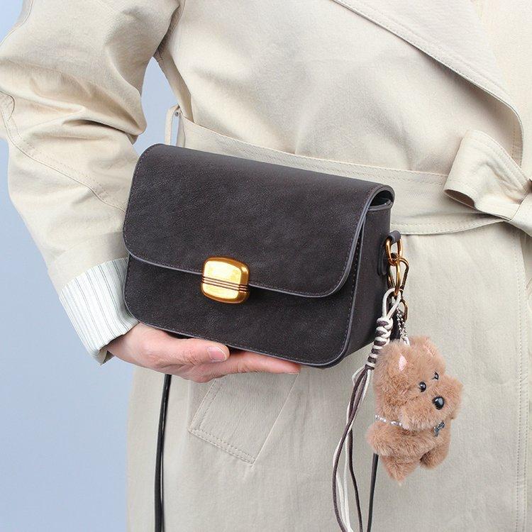 

Fashion Bag - Simple and Retro Casual Shoulder Bag - Casual Crossbody Small Bag One Size кавовий
