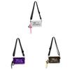 Sac photo transparent en PVC pour femmes et hommes, petite sacoche d'été à bandoulière avec fermeture éclair et poche pour téléphone portable