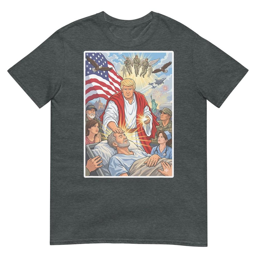 Trump As Jesus Patriotic Graphic Funny Unisex Unisex TShirt