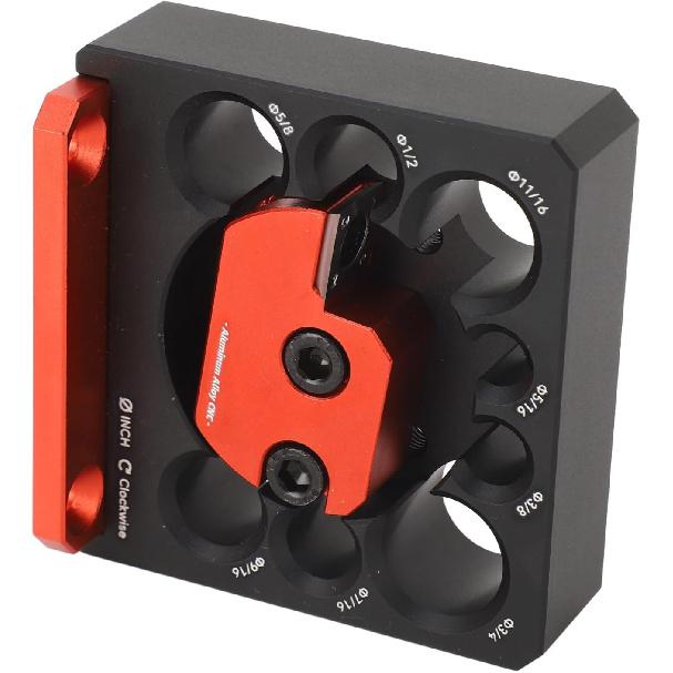 Dowel Maker Jig Kit Inserts for Square Round Tool Inch Drill for Adjustable Holes Dowel Pins