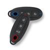 3 Buttons Car Key Case Cover Shell Fob For Dongfeng Nammi 01New Engery  High Level Silicone Keychain Protective Accessories