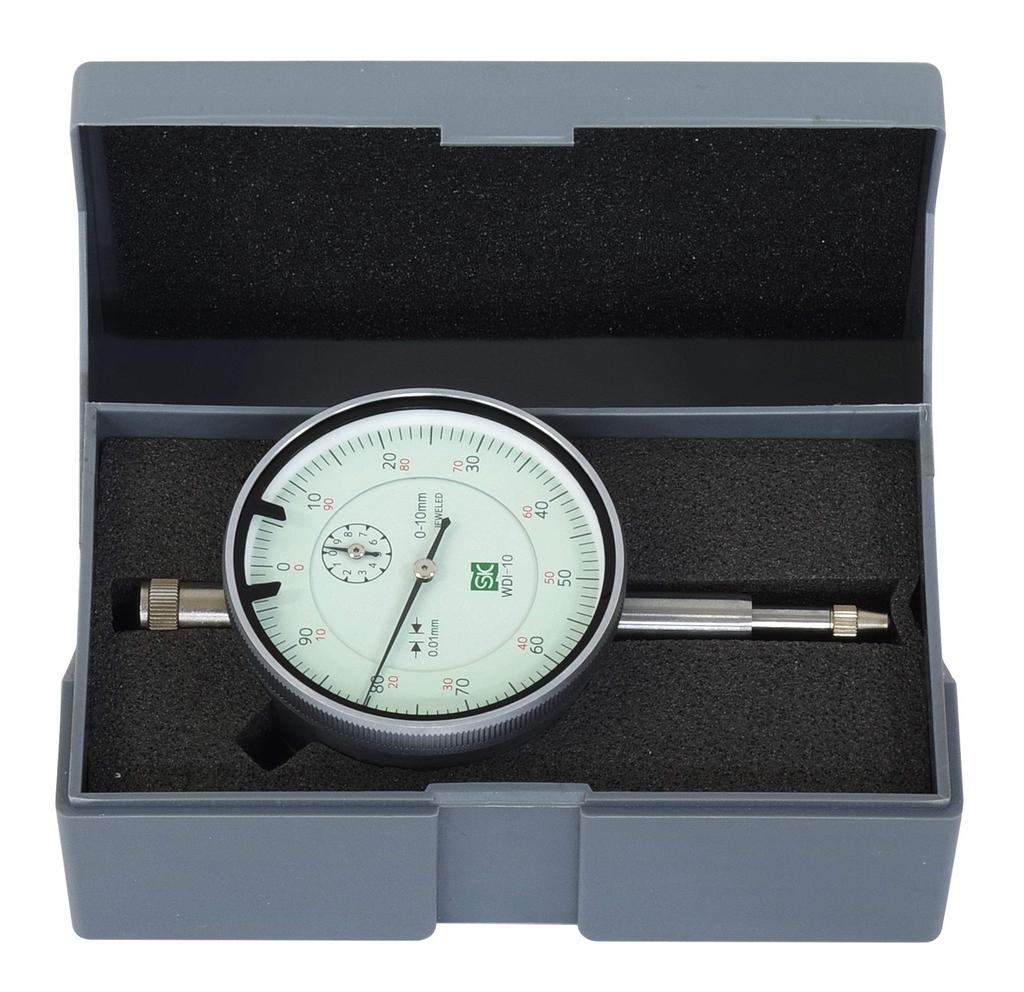 Niigata Seiki SK Dial Gauge, 0-10mm, 0.01mm Graduation, WDI-10