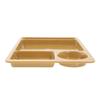 Dulton Melamine Mess Tray Brown Stackable K20-0275BR