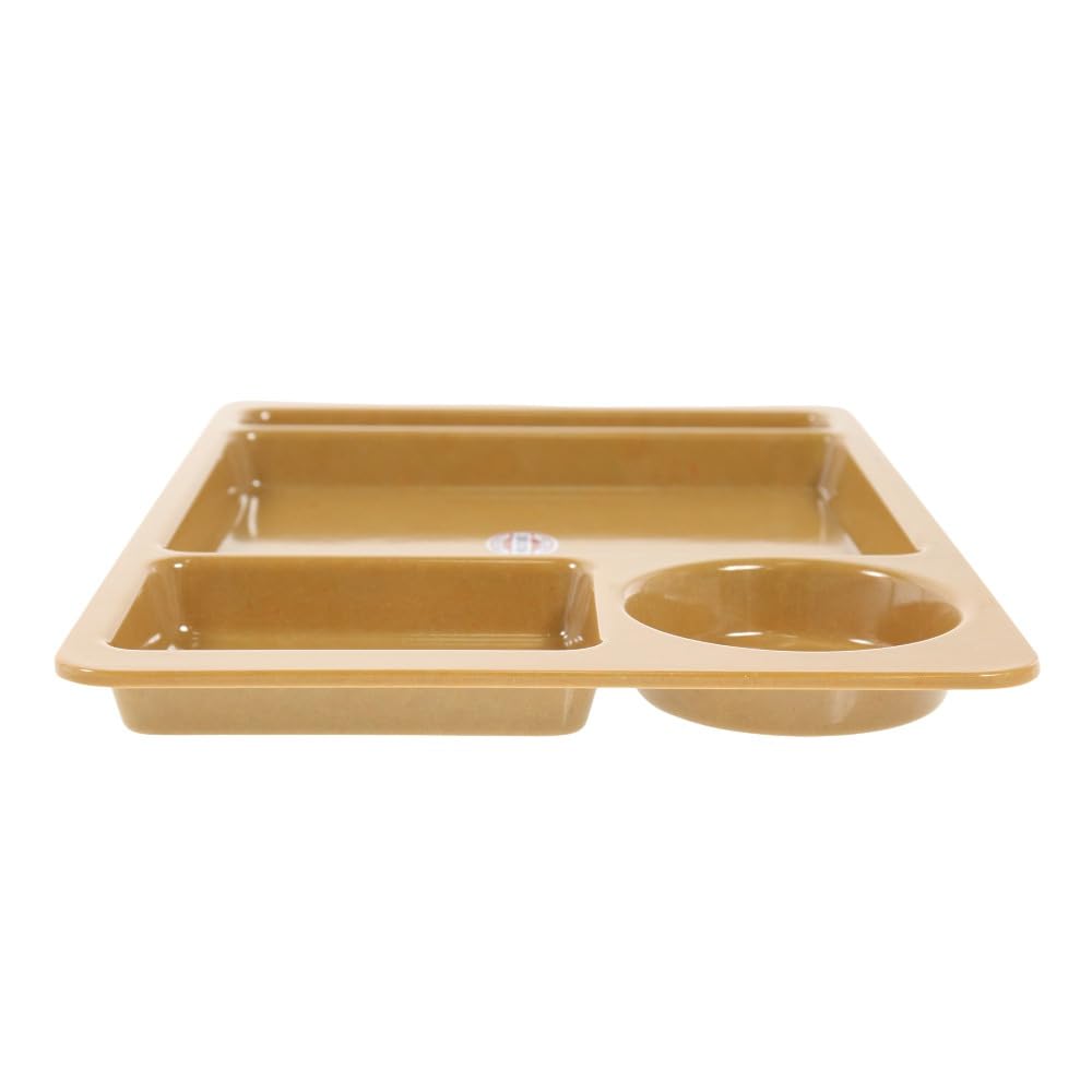 Dulton Melamine Mess Tray Brown Stackable K20-0275BR