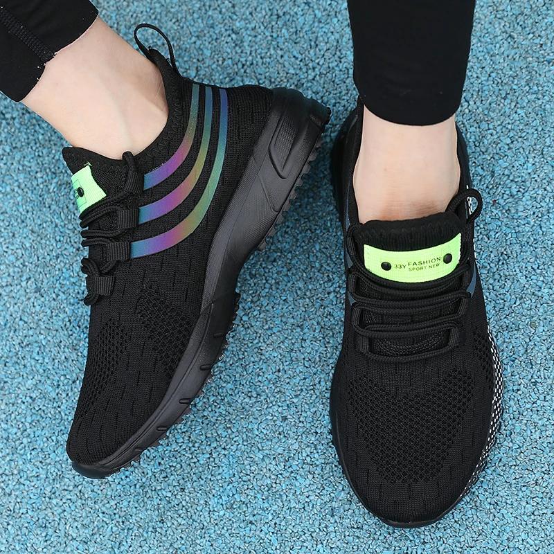 Green Jogging Fitness Shoes for Men with Non Slip Soles Shock-absorbing and Comfortable Sports Shoes 2025 New Summer Shoes Sale