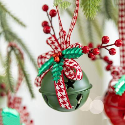 Sinos de Natal Árvore de Natal Sino Sino Pingente Pendurado Xmas Para Feriado Festa Xmas DIY Enfeites Presente de Ano Novo Casa Festiva