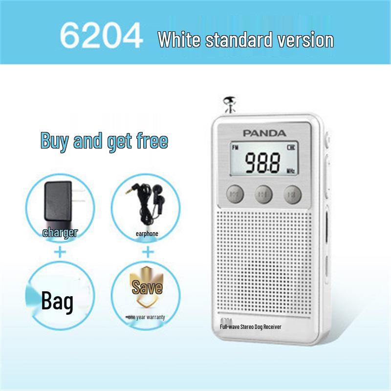 Panda 6204 Portable Full Band Radio for Seniors