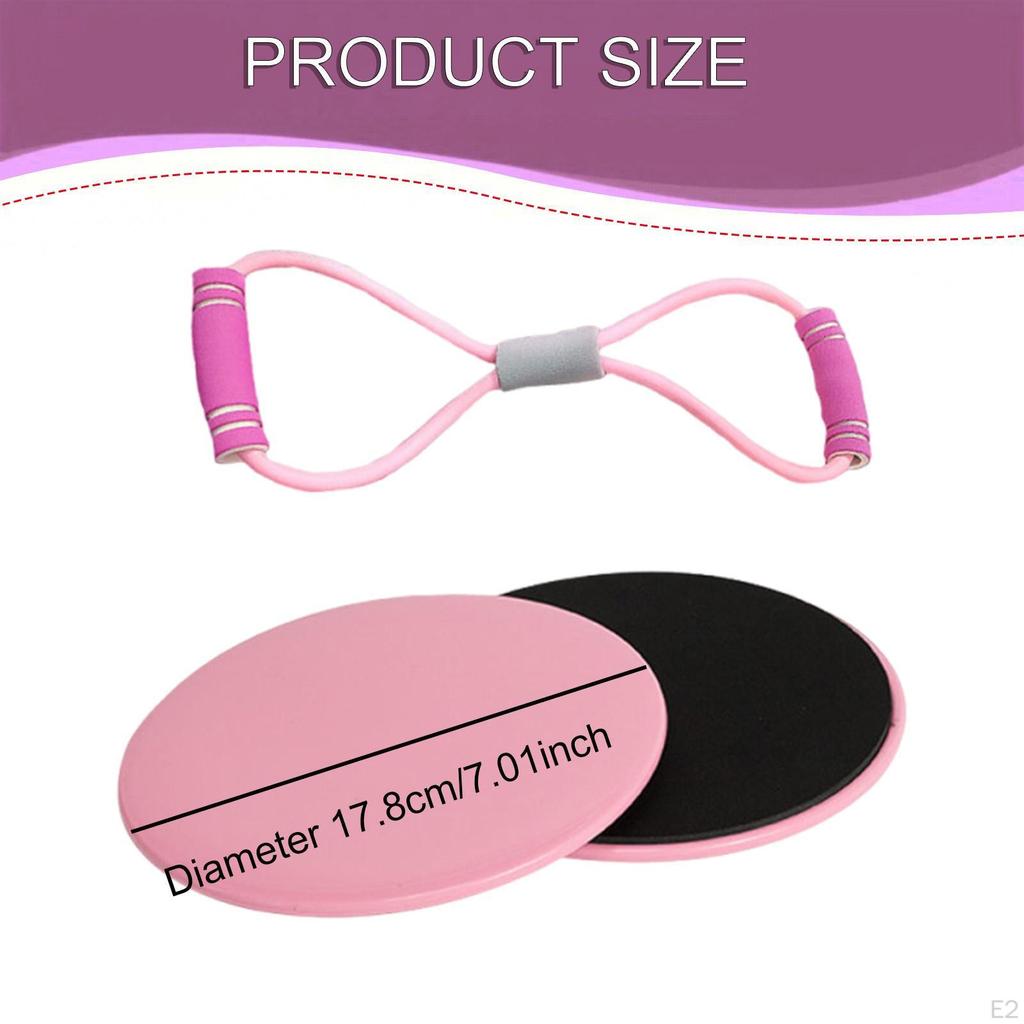 Exercise Sliders Core Gliding Discs Fitness for Yoga Pilates