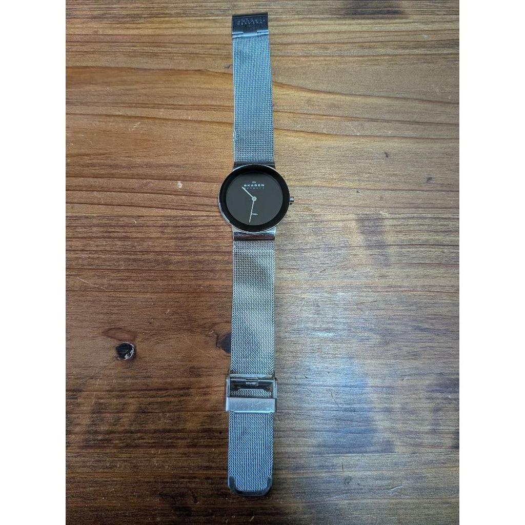 Used [Rare Item] SKAGEN Quartz Watch Black 358LSSB