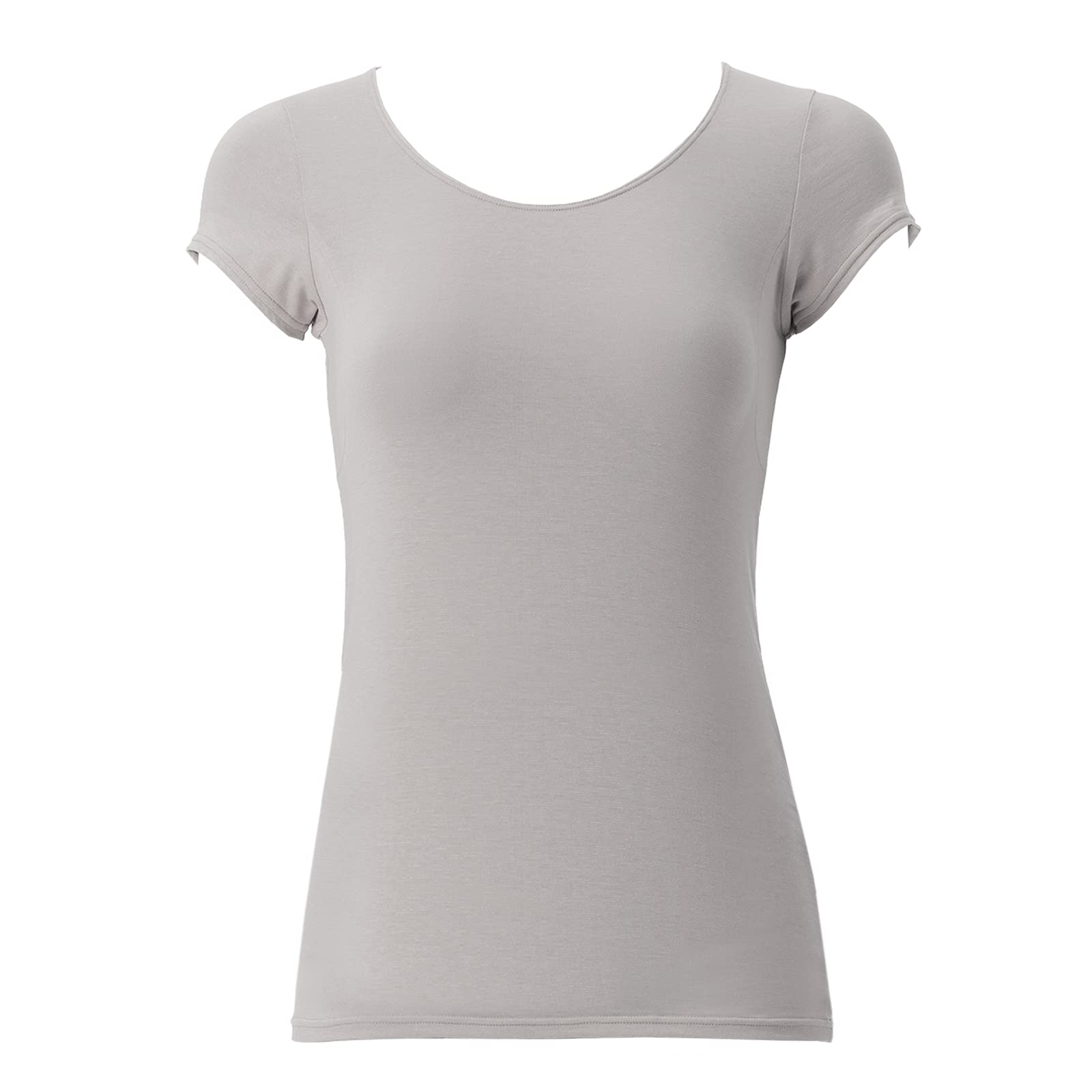 

Deoest Дезодорирующий топ с французским рукавом COOL sweat IDG54 [с подкладкой] (Светло-серый, L)