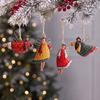 Creative Christmas Angel Girl Pendant Iron Art Angel Hanging Pendants  Home Decor