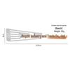 Stainless Steel Fish & Steak Frying Spatula - Slotted, Butterfly Design for Cooking.